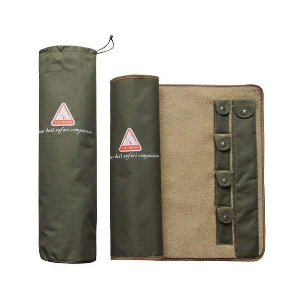 Tourbon Outdoor Shooting Hunting Gun Rifle Cleaning Mat for Shotgun Care Kit Army Green Nylon Cushion Pad