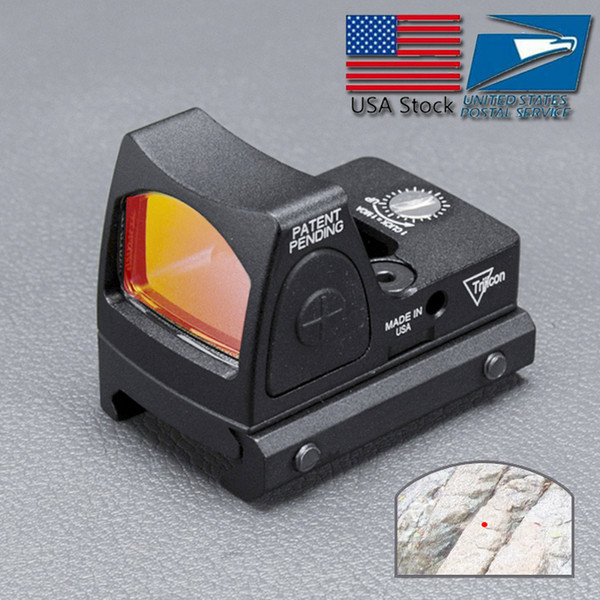 Trijicon RMR Red Dot Sight Collimator / Reflex Sight Scope fit 20mm Weaver Rail For Airsoft / Hunting Rifle