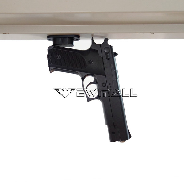 Magnet Concealed Gun Pistol Holder Mount for desk bed or under table 25lb Rating