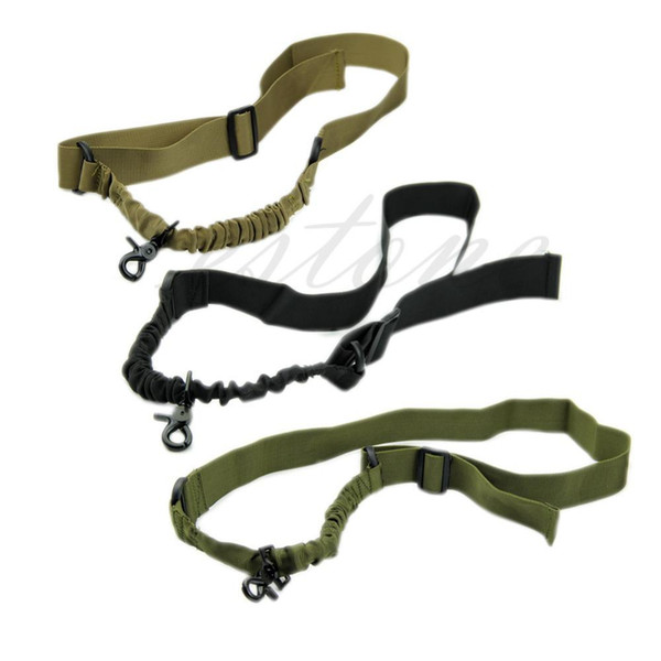 Wholesale-New Tactical ACU New--One Single 1 Point Bungee Rifle Gun Airsoft Sling Adjustable