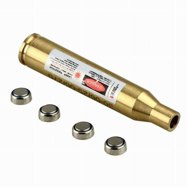 Red Laser Sight Bore Sighter 30-06/25-06/270Win Cartridge Boresighter