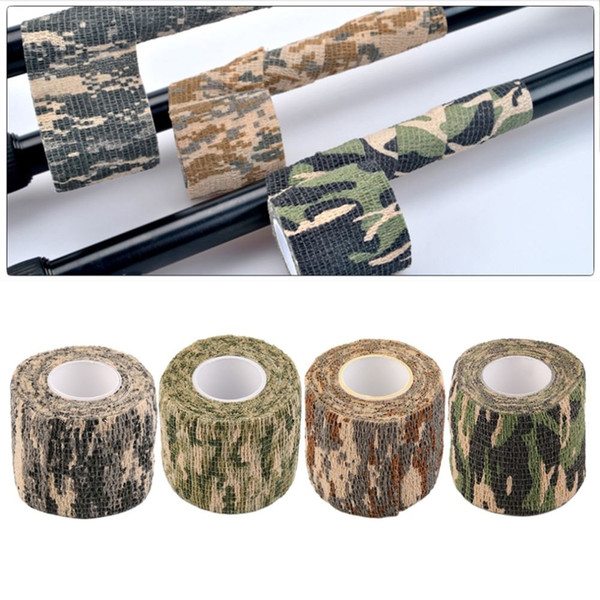 New Hot 1 Roll Men Army Adhesive Camouflage Tape for Outdoor Hunting Stealth Wrap free shipping