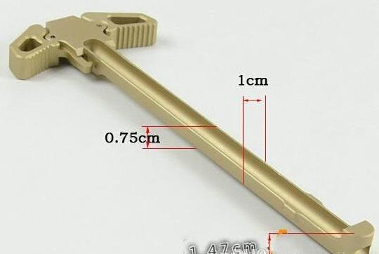 Wholesale-Butterfly style Metal Cocking Handle for WA G&P PTW M4 / M16 Series Airsoft GBB R BD3918