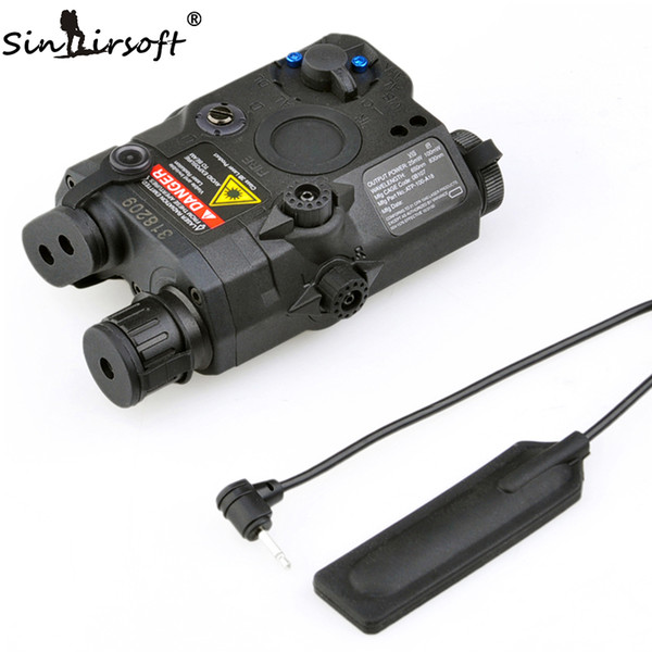 Sinairsoft Tactical PEQ-15 Red Laser with White LED Flashlight Torch IR illuminator For Airsoft Hunting Outdoor