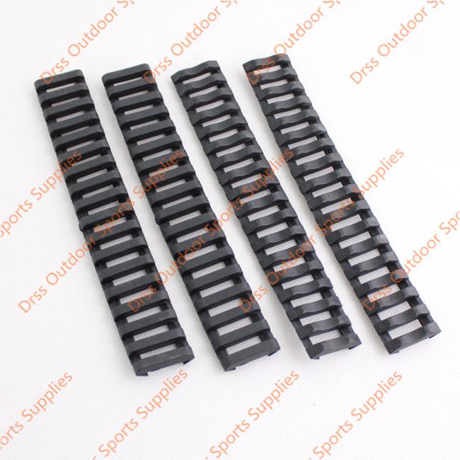 Drss Ladder 18 Slots Low Profile Rail Covers 4pcs/pack Black For Handguard AR15/M4(DS9525A)