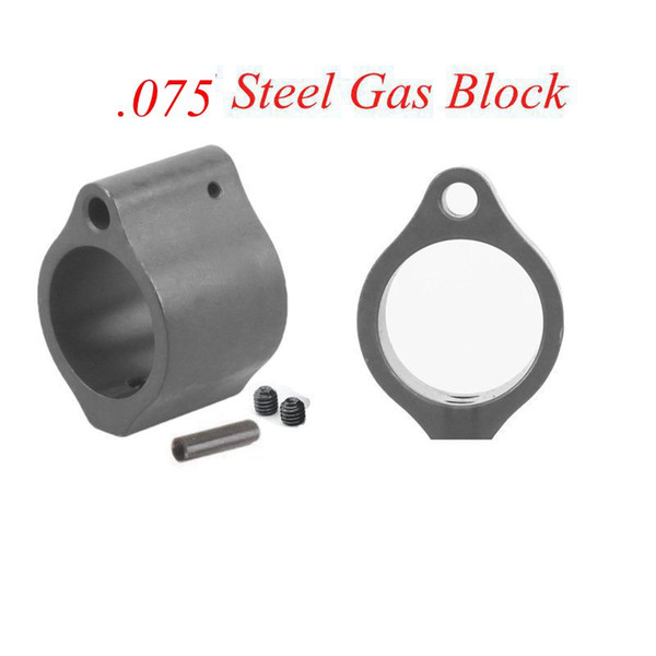 Hunting Tactical AR15 Gas Block Micro Low Profile 750 Steel 223 5.56 with roll pin Gas Port Controller AR Accessories