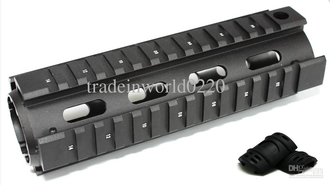 Tactical Picatinny Carbine Length AR15 Quad Rail System Mount