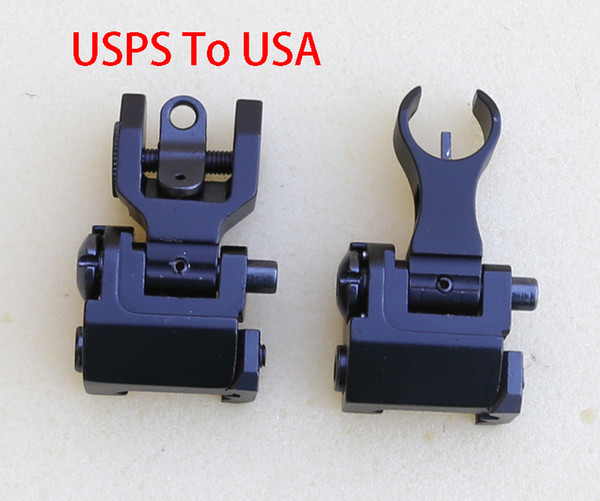 Iron Front and Rear Sight In Black Sent From USA By USPS.Takes 3-5 Days On The Way