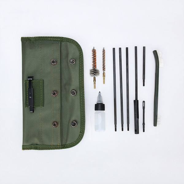 New Tactical M16 Rifle Gun Cleaning Kit Set Cleaning Rod Nylon Brush Cleaner Accessories Clean Tools