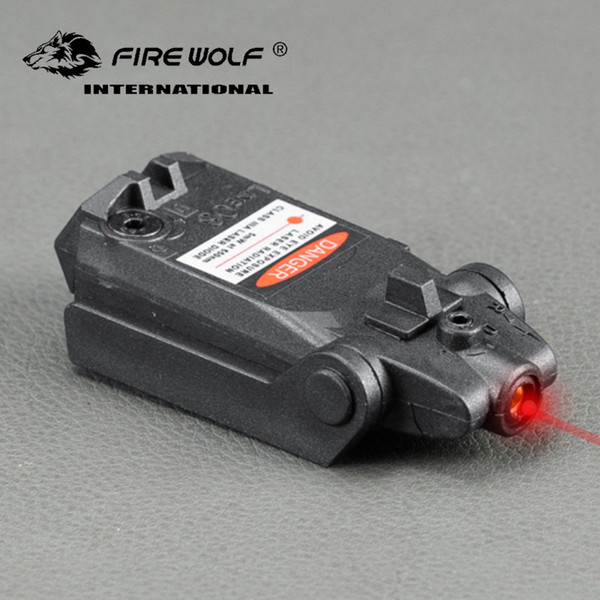 FIRE WOLF Tactical G17 Laser Sight Rear Red Laser fit Airsoft G17 18 19 22 23 25 26 27 28 31 32 33 34 35 37