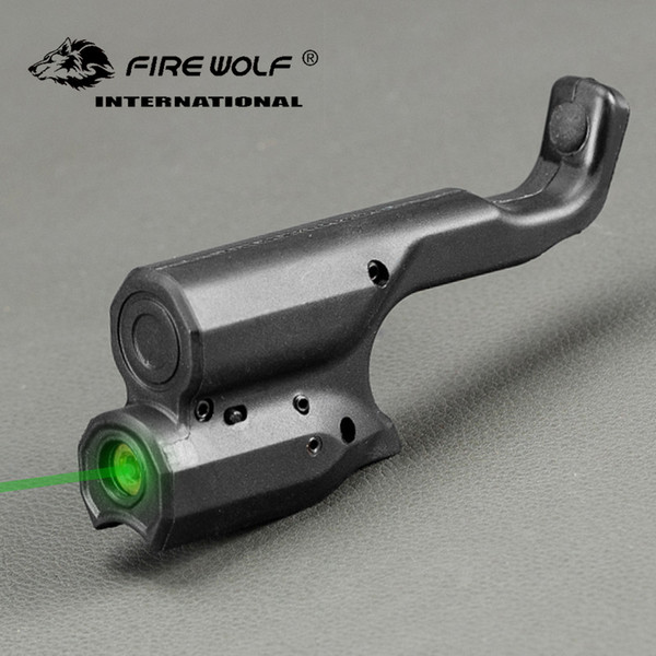 FIRE WOLF Tactical Green Laser Sight Scope For 1911 Black Color Pistol Laser For Hunting Shooting