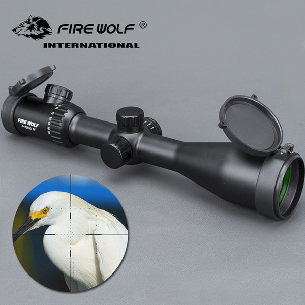 FIRE WOLF New 4-20x50 SF Riflescopes Rifle Scope Hunting Scope w/ Mounts For Airsoft Sniper Rifle