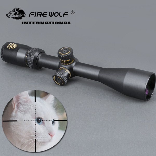 FIRE WOLF VT 3-9x40 Green glass Rifle Scope Outdoor Reticle Sight Optics Sniper Deer Tactical Hunting Scopes