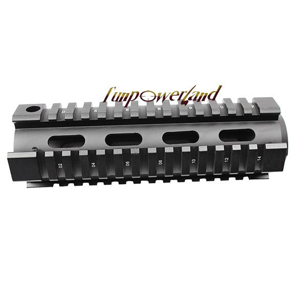 Funpowrland Black Color AR Generalism RIS Handguard 6.7 Quad rail system