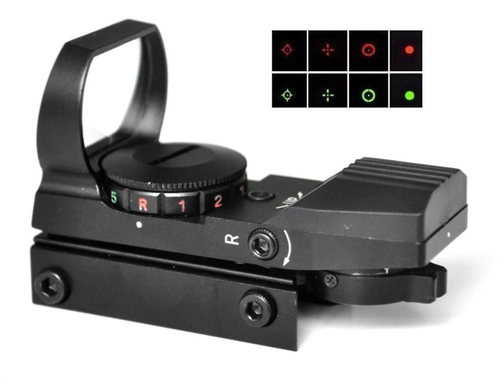 Hunting Tactical 20mm Holographic 1x22x33 Reflex Red Green Dot Sight Scope