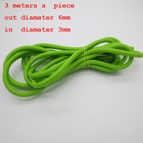 3m I.D3mm O.D 6mm slingshot hunting natural latex tube catapults latex tube,stretch tube,elastic tube 3M