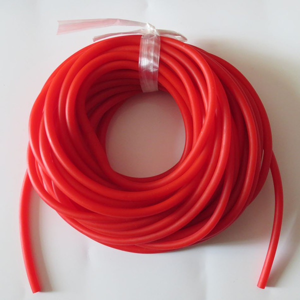 freeshiping 10 meters slingshot rubber band red color katapult rubbers used for slingshots shooting