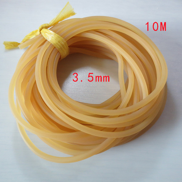 10Meters Good Quality Elastic Solid Rubber Band Rope-missed pole Retaining pole Fishing line diameter 3.5mm 4mm