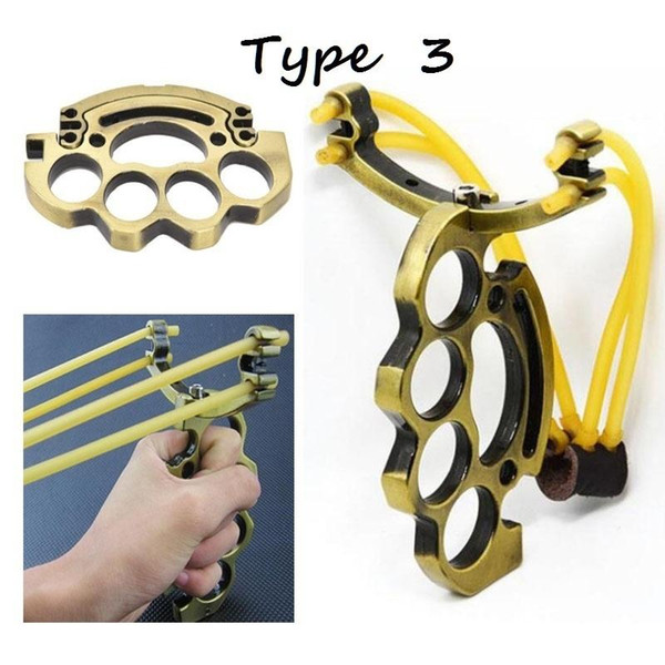 slingshot Powerful Metal Rubber Slingshot Catapult Hunter Wrist Support Brace Velocity Sling Shot Outdoor Sports Catapult Hunting slingshot