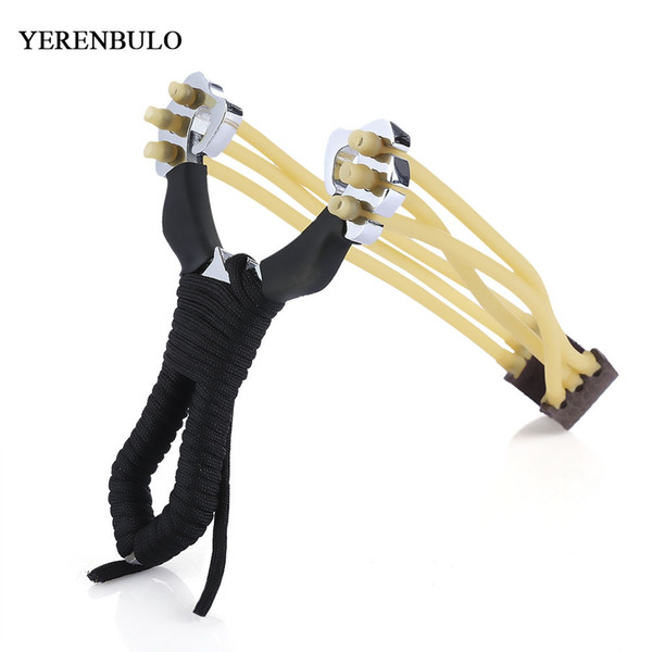 209205601 yerenbuluo Hunting Stainless Steel Powerful Slingshot Catapult free shipping