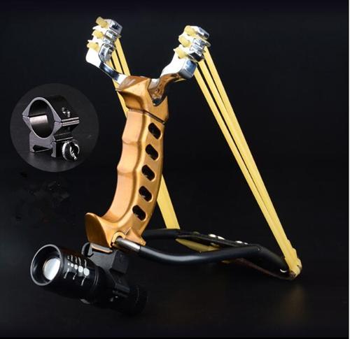 The assassin's three - share ball slingshot.Metal stainless steel slingshot.Outdoor traditional alloy slingshots.