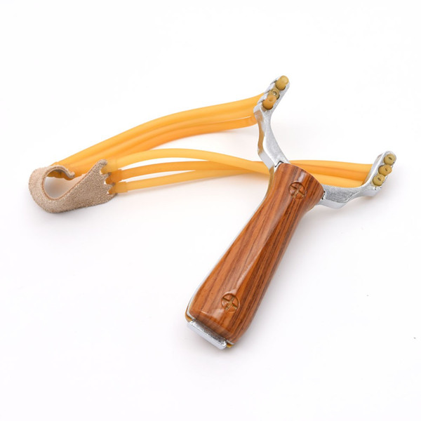 Powerful Shot Aluminium Alloy Slingshot Bow Catapult Outdoor Hunting