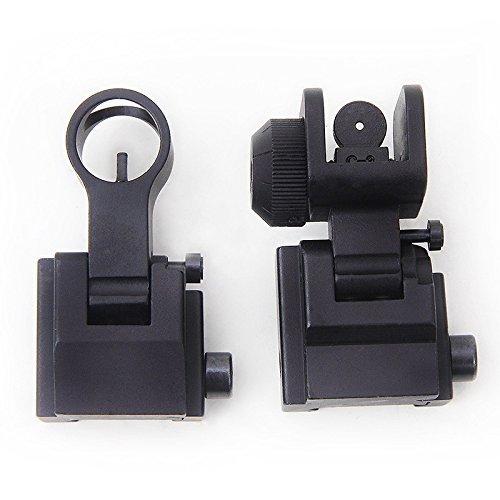 Free shipping Tactical Arms Gear Precision AR15 Flip Up Front and Rear Back up sight Flip Up Front Rear Backup Iron Sight Set