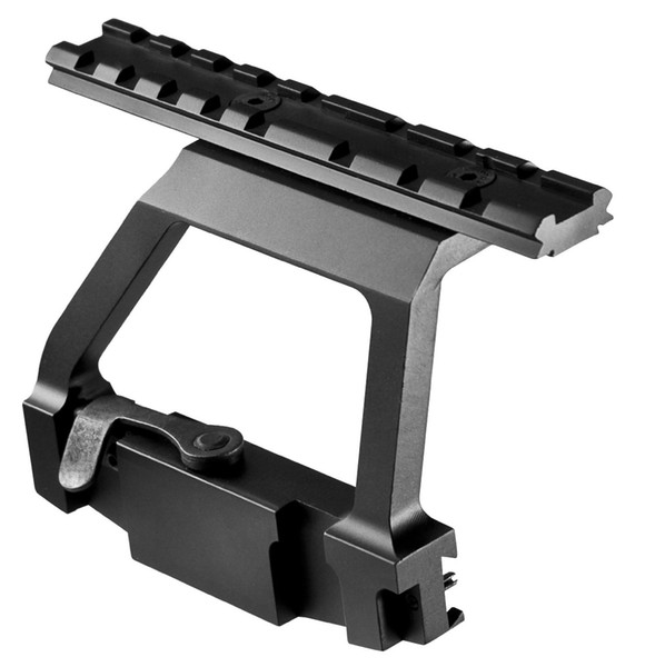 Hot Sell Tactical AK Side Mount QD Quick Release Aluminum AK74U Side Mount for AK47 Free Shipping