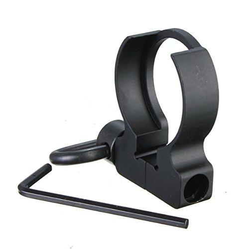 Quick Detachable QD Sling Swivel Black Aluminum Alloy Buffer Tube Sling Strap Loop Dual End Plate Adapter Mount