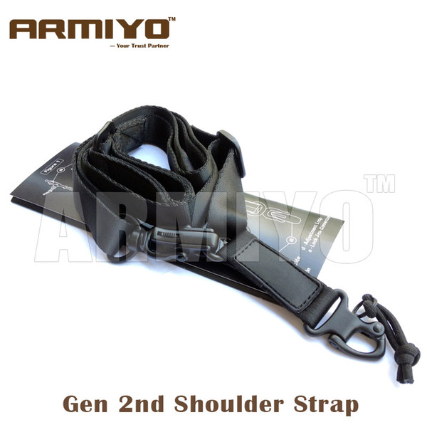 Armiyo 2nd Gen Tactical Shoulder Strap Airsoft Multi Mission Rifles Carry Hunting Gun Sling Shooting Accessories