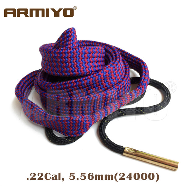 Armiyo Bore Snake .22Cal 5.56mm Pistol Cleaning Kit Rope Brush Gun Barrel Cleaner 24000 Hunting Shooting Accessories Wholesale