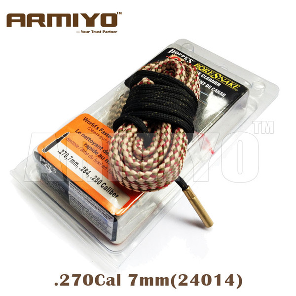 Armiyo Bore Snake Hoppe's 9 Boresnake .270 7mm .284 .280 Cal Cleaner 24014 Hunting Gun Barrel Cleaning Rope Tool