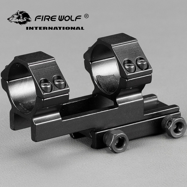 FIRE WOLF 30mm Offset 20mm Picatinny Weaver Rings Mount Bi-direction Dia Hunting Tactical Rifle Scope Mounts Accessories