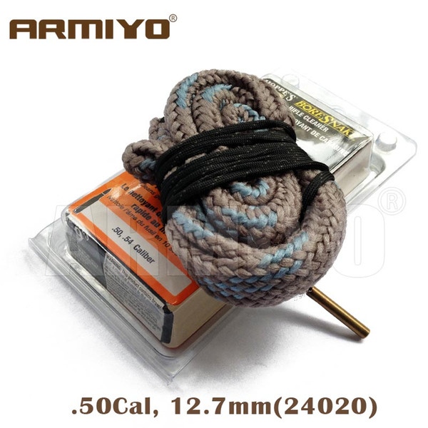 Armiyo Bore Snake Hoppe's 9 Boresnake .50Cal .54Cal 12.5mm Rifle Cleaning Kit Gun Barrel Cleaner 24020 Hunting Shooting Accessori