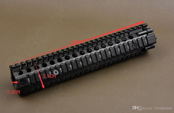 Tactical AR 20mm 12 inch picatinny Handguard rail system R1172