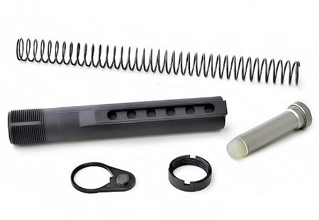 Funpowerland AR15 Mil SPEC 6 Position Buffer Tube Assembly /Kit with Mil-spec Size Stocks gun Accessories