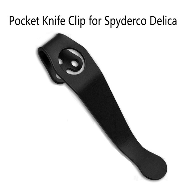 Top Quality Titanium Pocket Knife Clip Kydex Back Clips waist Clip for C81 C10 C11 folding knife Paramilitary 2