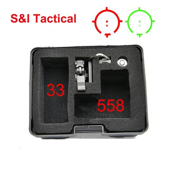 NEW 558 holographic sight 33 G33 Magnifier combo tactical red dot sight scopes for the 20mm rail mount