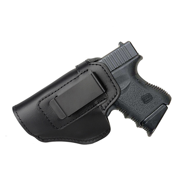 IWB Leather Holster for Gun Pistol G19 G23 G26 G27 G42 G43 J Frame 1911 S&W M&P