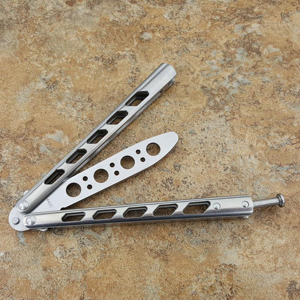 10 models butterfly Arc Angel knife jilt knife D2 blade titanium handle folding knife gift bushing system freeshipping