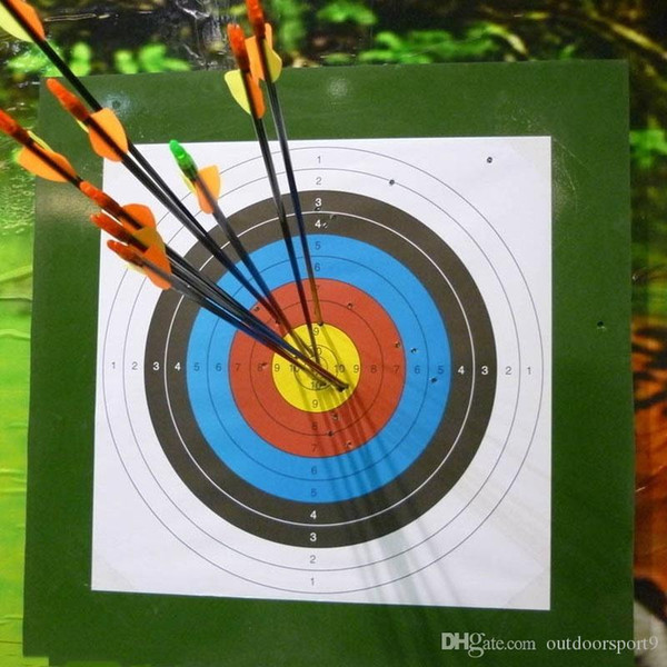 Standard 60X60cm Full Ring Shooting Archery Target Paper Bow Arrow Set Hunting Outdoor hunting special target paper shooting training