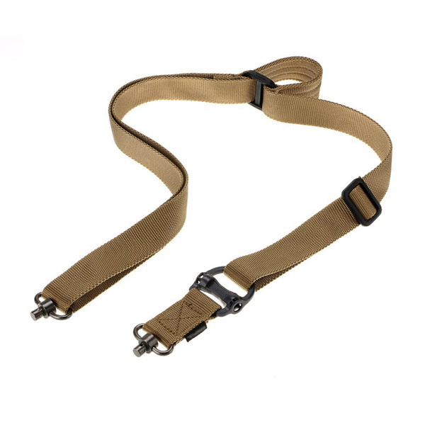 MS4 Mission Tactical Belt Multi-function Nylon Rope Strap Single Point with Double Point with Safety Lanyard 3 Color Selection