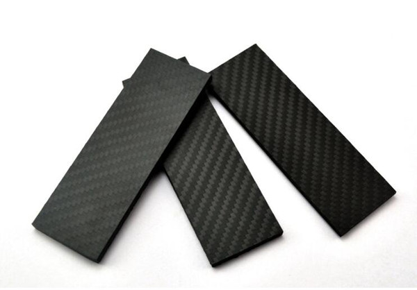 3K Carbon fiber board Knife handle Twill produce material 120*40*6mm