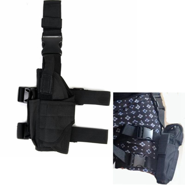 New arrival CQC Airsoft Tactical Adjustable Universal Drop Leg Holster Pistol Gun Thigh Holster For Left Hand