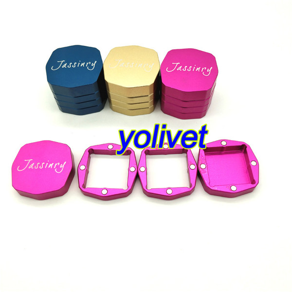 2019 latest Portable alloy Magnetic chalk holders High quality blue/golden/red 3colors Billiards Pool chalk cases