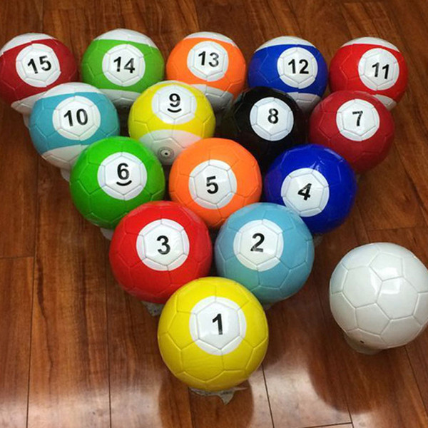 5# Inflatable Snook Soccer Ball 16 Pieces Billiard Ball Snooker Football Snookball Outdoor Game Kick billiards