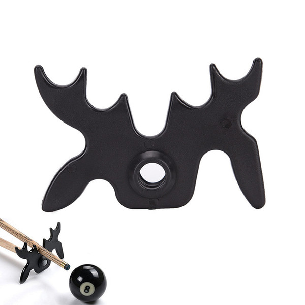 plastic billiards cue rack bridge head billiards cross antlers rod holder snooker pool cue stick frame pole rack rod accessory equipment