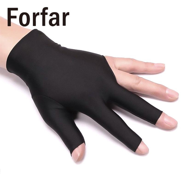 Billiard Cue Gloves Three Finger Glove Snooker 1pcs Useful 2018 Open