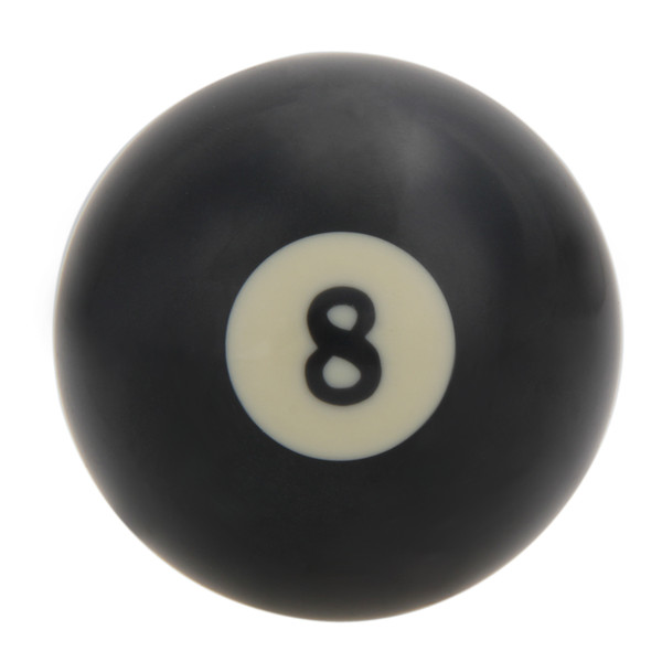 Wholesale- billiard balls # 8 Billiard Pool Ball Replacement EIGHT BALL Standard Regular Size 2 1/4'' Black 8 Ball EA14