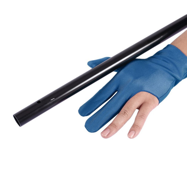 Professional Unisex Left-hand Strectchable Comfortable Cue Billiard Pool Shooters 3 Fingers Gloves Accessory Free Shipping